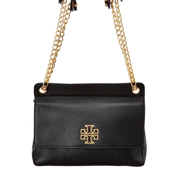 Tory burch black chain strap flap bag - Picture 2 of 15